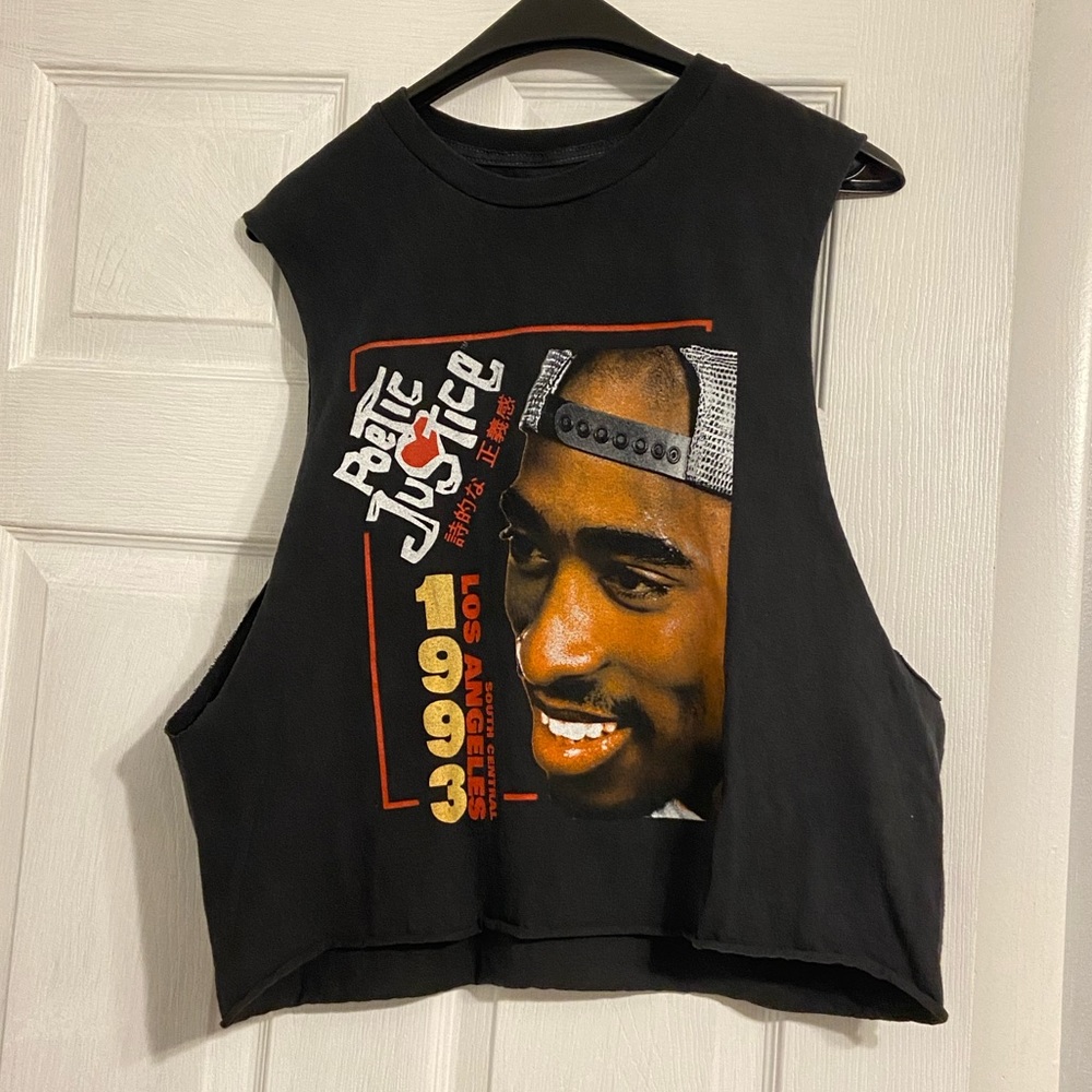 FREE WITH PURCHASE😇 Poetic Justice Muscle Tee